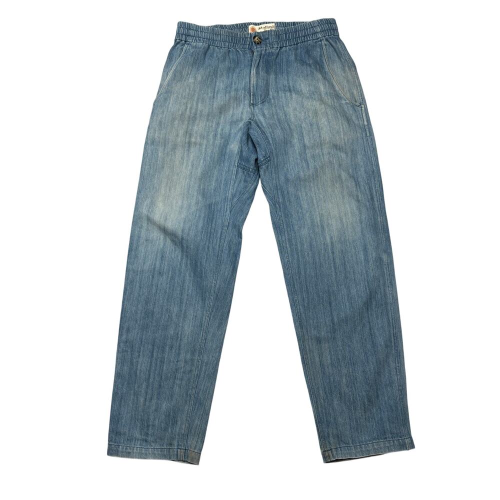 Mollusk Surf Shop Pinnacle Pants Men's Medium Denim Beach Faded Skater